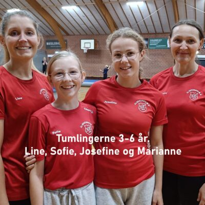 Tumlingerne 3-6 år - Line, Sofie, Josefine og Marianne