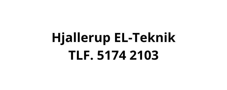 Hjallerup EL-teknik
