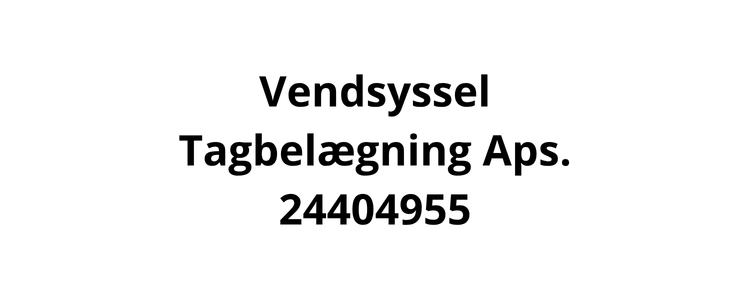Vendsyssel Tagbelægning
